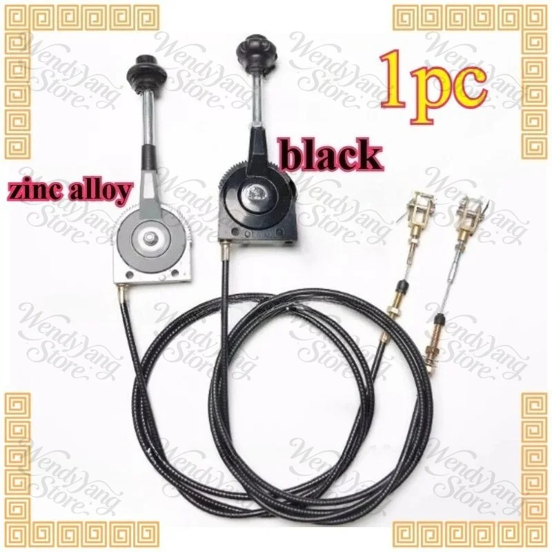 length 1M/1.5M/2M/3M/4M/Manual Throttle Cable For Komatsu/Doosan/Daewoo/Kobelco Throttle Cable with Controller Excavator Parts