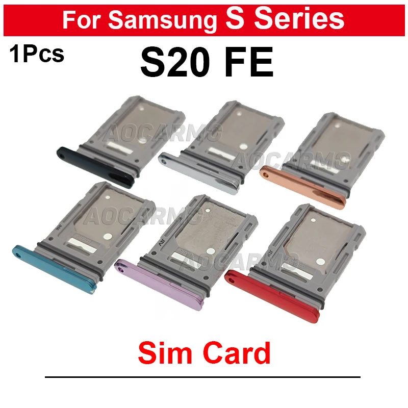 

For Samsung Galaxy S20 FE Sim Card Tray Holder Socket Slot Repair Replacement Parts