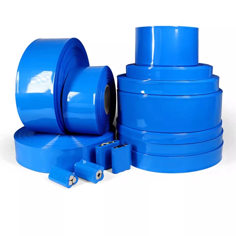 PVC shrink tube 18650 21700 lithium battery heat shrinkable film battery pack packaging film insulation shrink tube