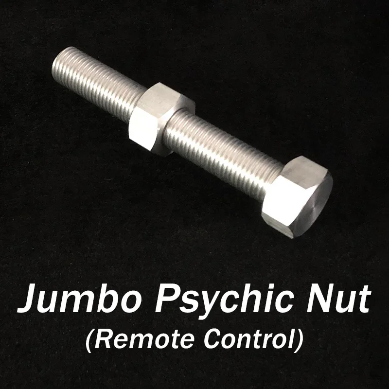 Jumbo Psychic Nut (Remote Control) Magic Tricks Nut Off Bolt Screw Rotating Magician Close Up Illusions Gimmicks Mentalism Props