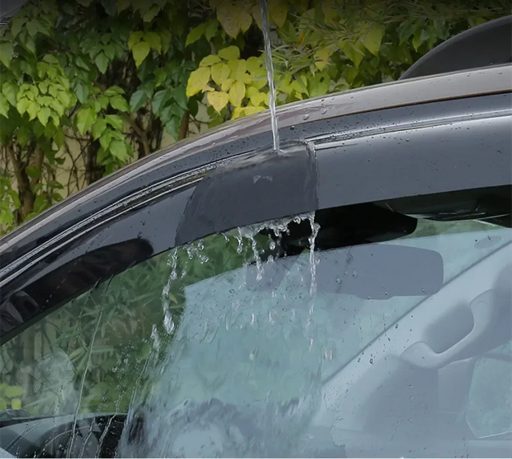 Window Vent Visor Wind Rain Sun Shade Smoke Guard Deflector Shelter Raincoat For Kia Rio 4 Hatchback Sedan 2018 2019 2020 2021+ - view 3