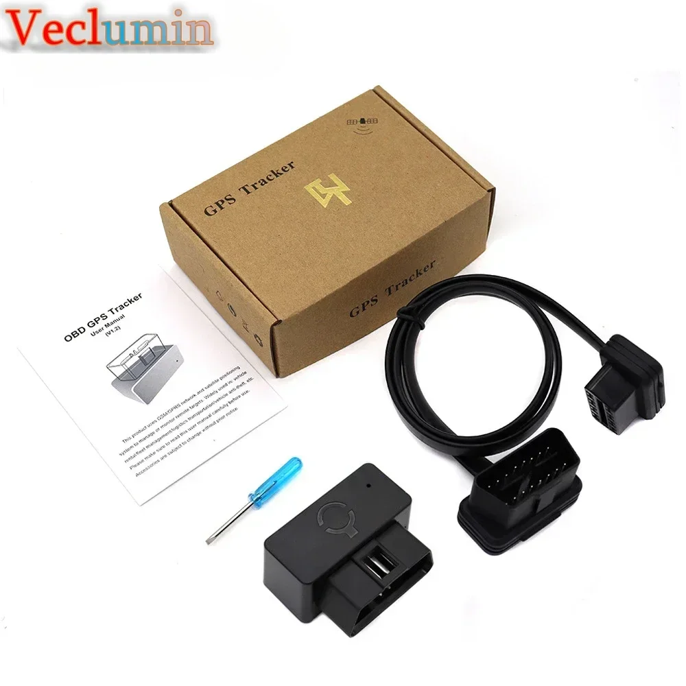 APP OBD GPS Tracker CarTracking Vehicle Anti-lost 2G GPS Locator Simple Install Free Interface Extension Cable Car Locator CY01