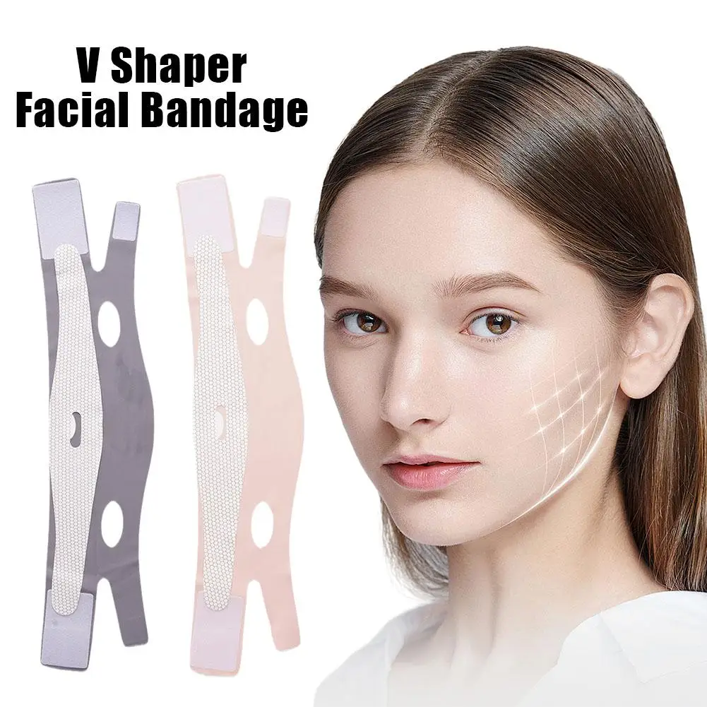 Elastic Face Slimming Bandage V Line Face Shaper Women Skin Massager Beauty Up Care Lift Belt Chin Cheek Strap Tools Facial T0K5