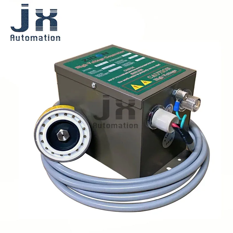 ZSL-005D Round Ion Air Nozzle Anti‑static Static Eliminator with ZST-401A High Voltage Generator Industrial Dust Remover Tool
