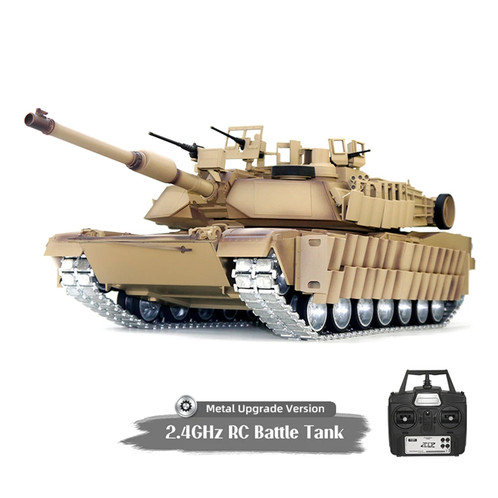 Tongde Model M1212 American MIA2 SEP TUSK II ABRAMS 1/16 2.4G RC Tank Loud Speaker Battle Shooting RC Car Vehicle Models RTR Toy