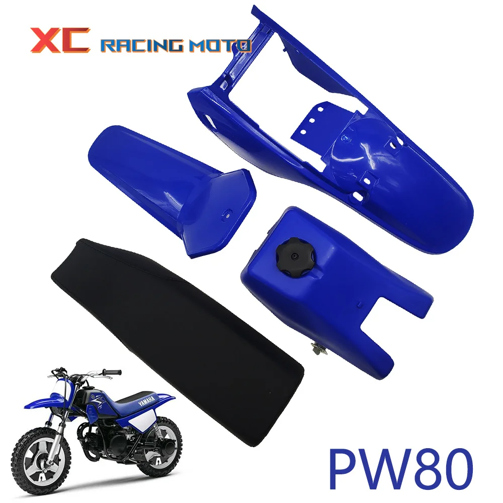 

Motorcycle Bodywork Dirt Bike Kids Bike Plastic Fairing Body Kit Fuel Tank Front And Rear Fenders Seat For Yamaha PW80 PW PY 80