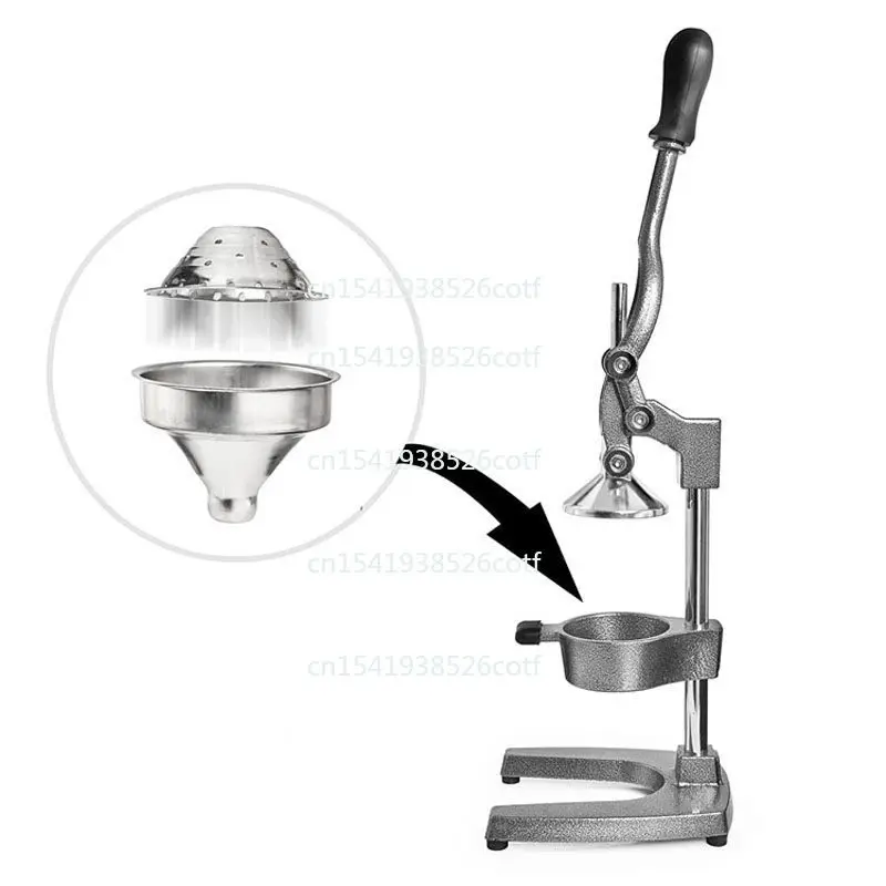 

Соковыжималка для цитрусовых с ручным приводом, 100% нержавеющая сталь, чугун, хромированная