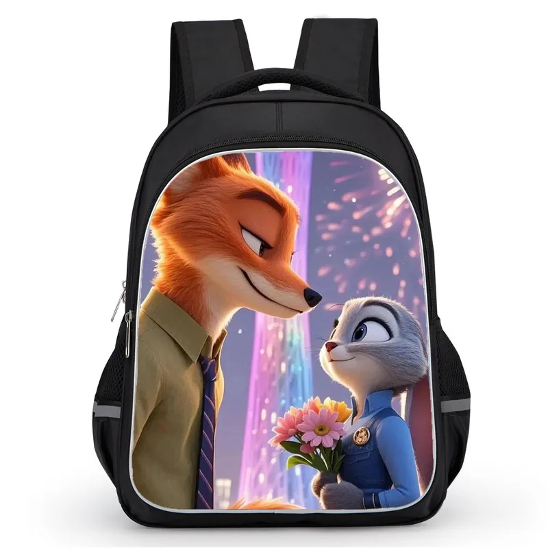 

School Backpack with Double Zipper Pocket,Cartoon School Bags for Boys Girls,Durable 16-in Child Backpack for Pupil