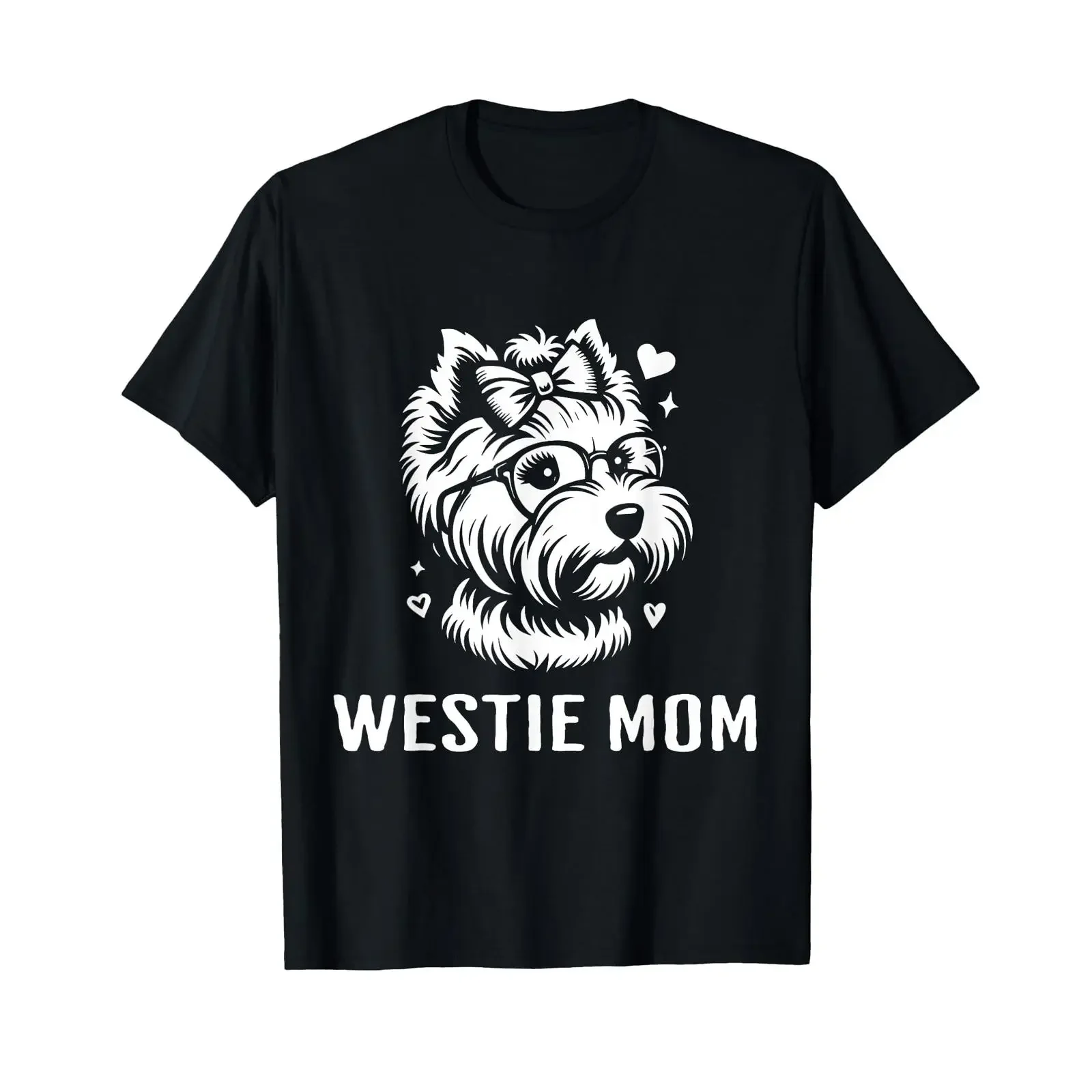 Sponsored Ad West Highland White Terrier Dog Westie Mom Design T Shirt black vintage Washed Stylish streetwear Breathable