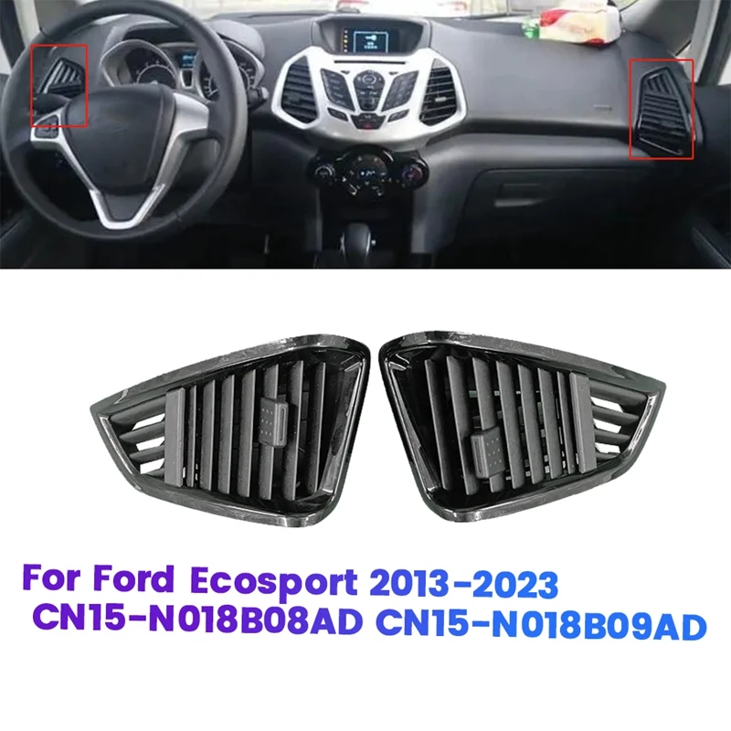 

1Pair Car Dash Air Conditioning Vent Grille Shutter Assembly For Ford Ecosport 2013-2023 CN15N018B08AD CN15-N018B09AD Parts