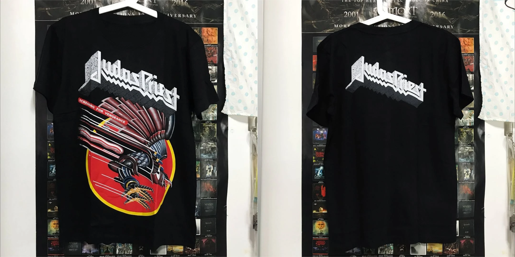

Judas Priest Band Peripheral European and American Rock Heavy Metal Short Sleeve Cotton T-Shirt for Men and Women