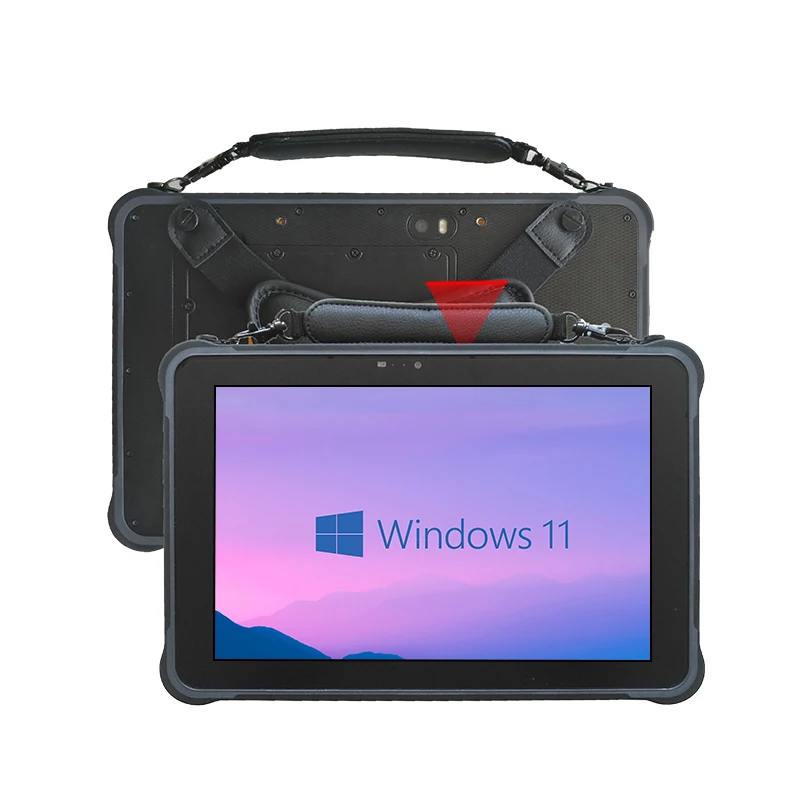 1000Nits Sunlight Readable 10Inch Rugged Tablet 16GB 512GB WINDOWS  Industrial Ruggedized Tablet with Barcode Scanner