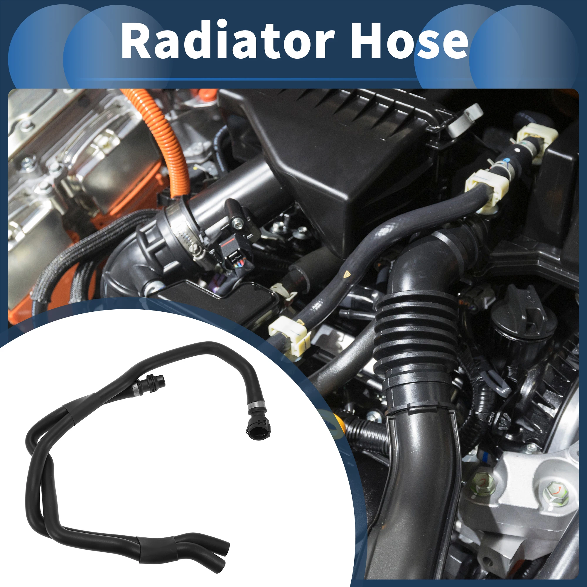 

UXCELL Шланг радиатора, шланг нагревателя No 64219223587 для BMW F30 F30N F31 316i 320i, черная резина, 1 шт., водопроводная труба для отопления, хорошая герметизация