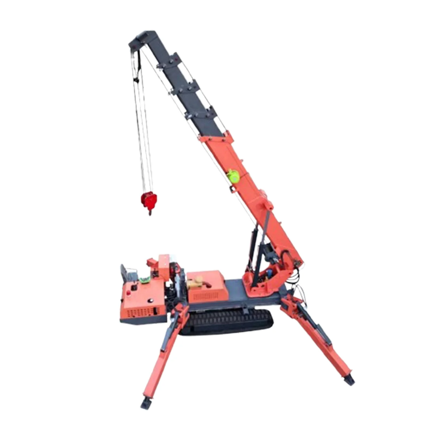 5 Ton Foldable Knuckle Boom Spider Crane High Performance Crawler Spider Crane Customizable Crane for Outdoor Use