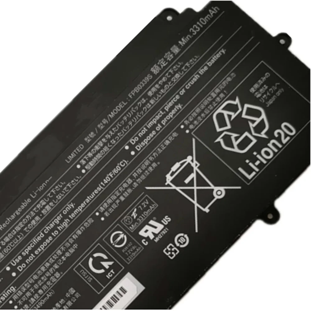 アルファライフブック用のfpcbp536バッテリー、14.4v、50wh、7.2v、25wh、fpb0340s、fpcbp536、u937、u938、u939、u939x、CP737634-01、オリジナル