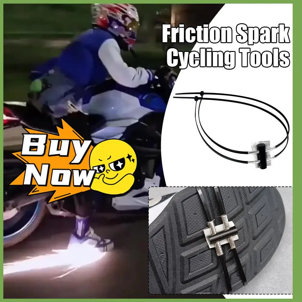 

2024 New Bicycle Motorcycle Sole Special Effect Flame Device Outdoor Spark Cycling Spark Skateboard Spark Riding Tool