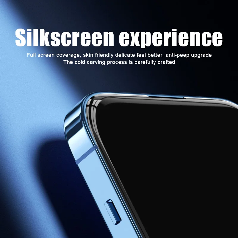 2pcs Anti Peeping screen protector for iphone 15 pro max 14 Plus 13 12 mini 11 X XS XR Privacy Tempered Glass protective film image 2