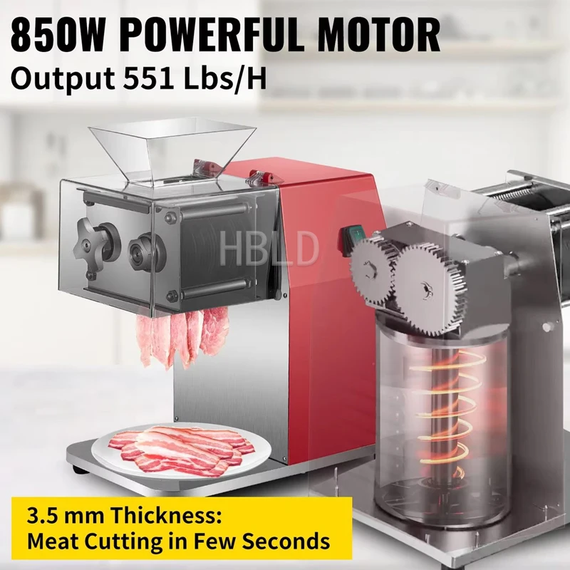 Fully Automatic Electric Meat Slicer, New Vegetable Slicer, Household Automatic Food Processing Machine