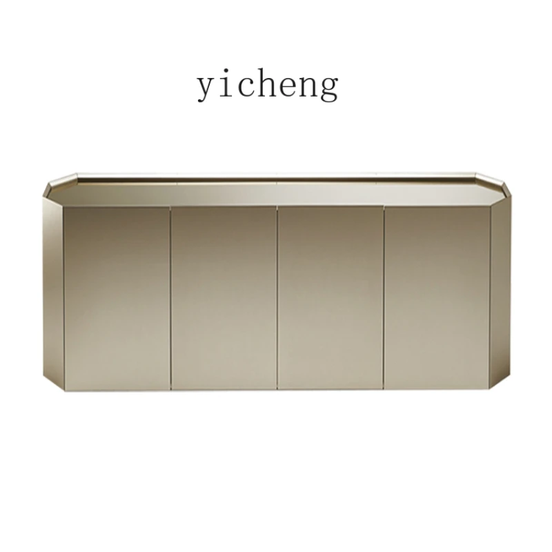 

Zk Entrance Door Curio Cabinet Modern Simple and Light Luxury Partition Minimalist Shoe Cabinet Hallway Sideboard Cabinet