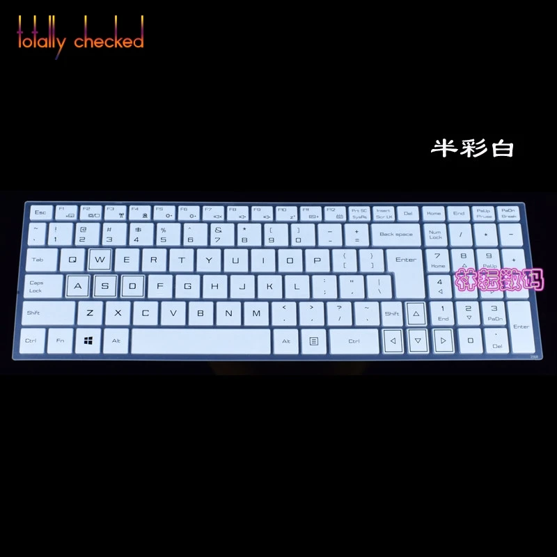 15.6 inch Silicone Keyboard Cover Protector For MACHENIKE MR X6S X6Ti-M MECHREVO MR T6S-LE09  MR T6S X6S-M X6S-E X6S-H X615 inch