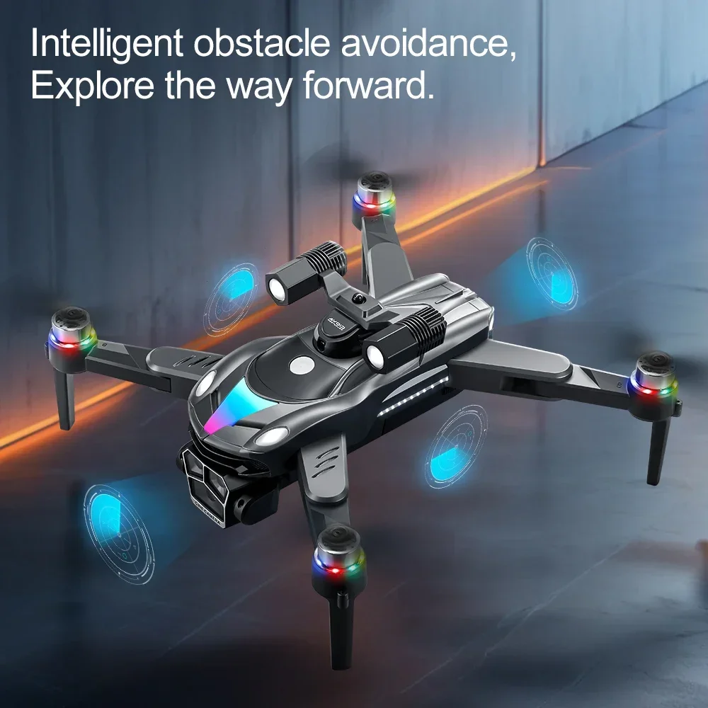 

NEW V188 Drone Professional HD 8K EIS Sero Dual Camera Optical Flow Brushless Flodable RC Quadcopter Toys Christmas Gift For Men