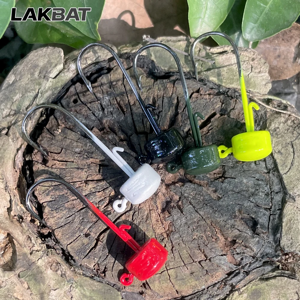 Ned Rig Mushroom Jig Heads, 2,8 g/3,5 g/4,6 g/7 g Angelhaken aus Kohlenstoffstahl für weiche Köder, 5–20 Stück Angelzubehör – Detail 9