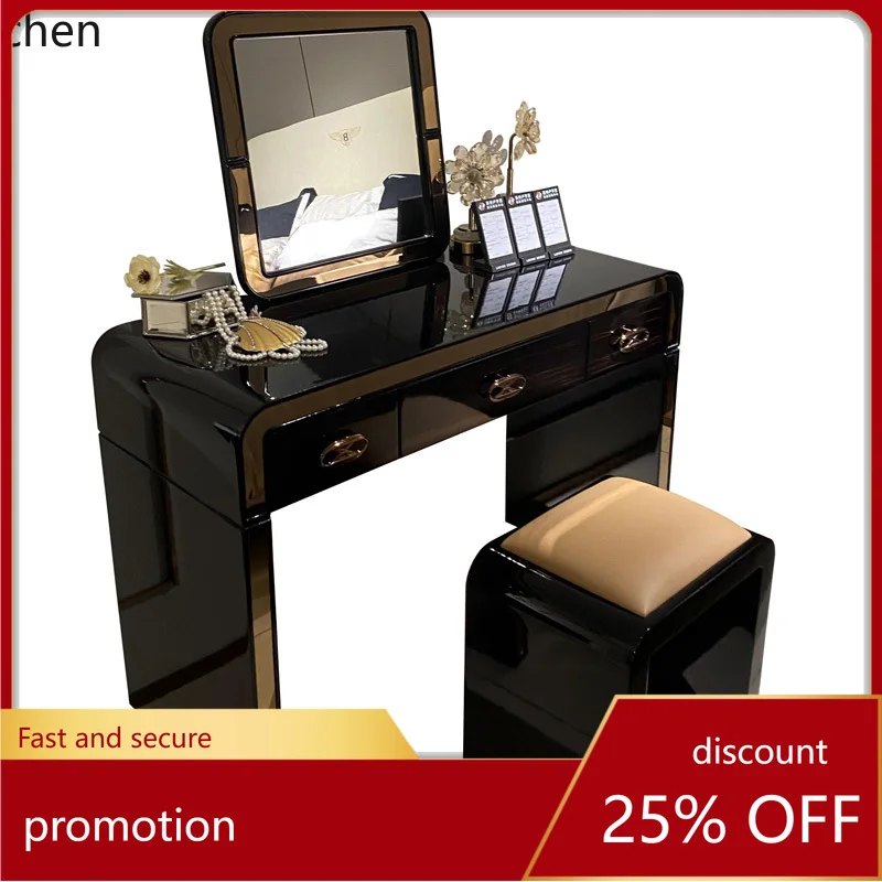 

CZ bedroom dressing table dressing stool combination modern simple dressing table fashion furniture