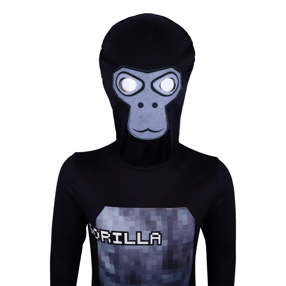 Gioco per bambini scimmia tuta Costume di Halloween pelle di Lava Gorilla Tag Cosplay bambino Anime tuta festa di carnevale Fancy Dress Up