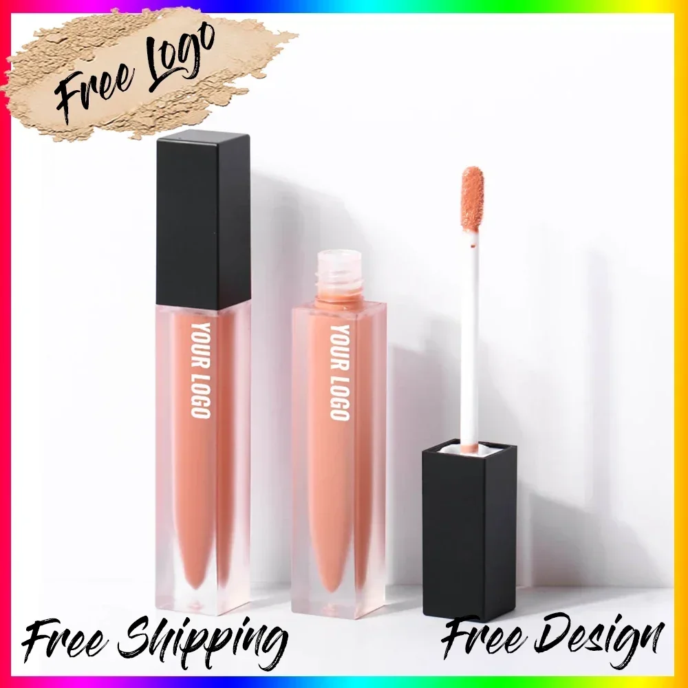 Frauen Lippenstift schwarz matt Lip gloss Box Bio Lippenstift Private Label Make-up Lip gloss Großhandel