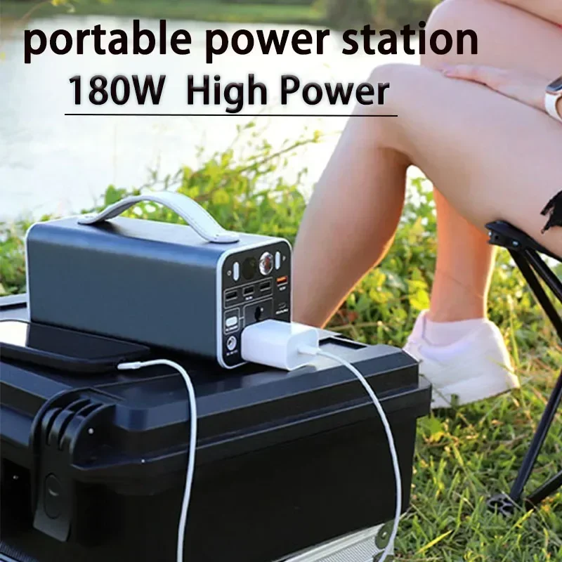 42Ah-90Ah 300W Portable Power Station 150W 180W Outdoor Emergency Power Supply Power Bank Generator DC output Battery Charger