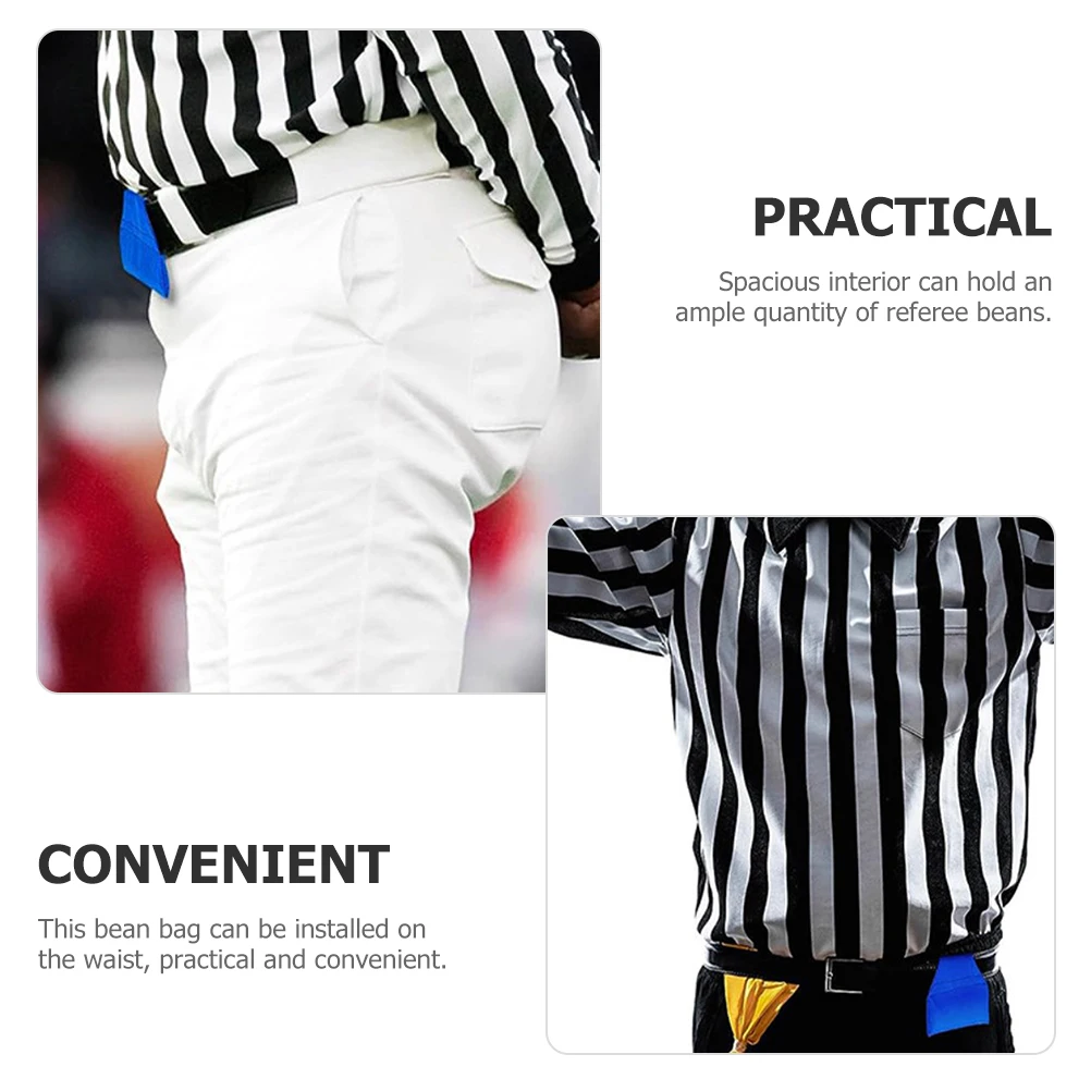 

Football Referee Bean Bag Large Capacity Nylon Waist Pouch Lightweight Portable Throw Bag For Soccer Match Referee Accessories