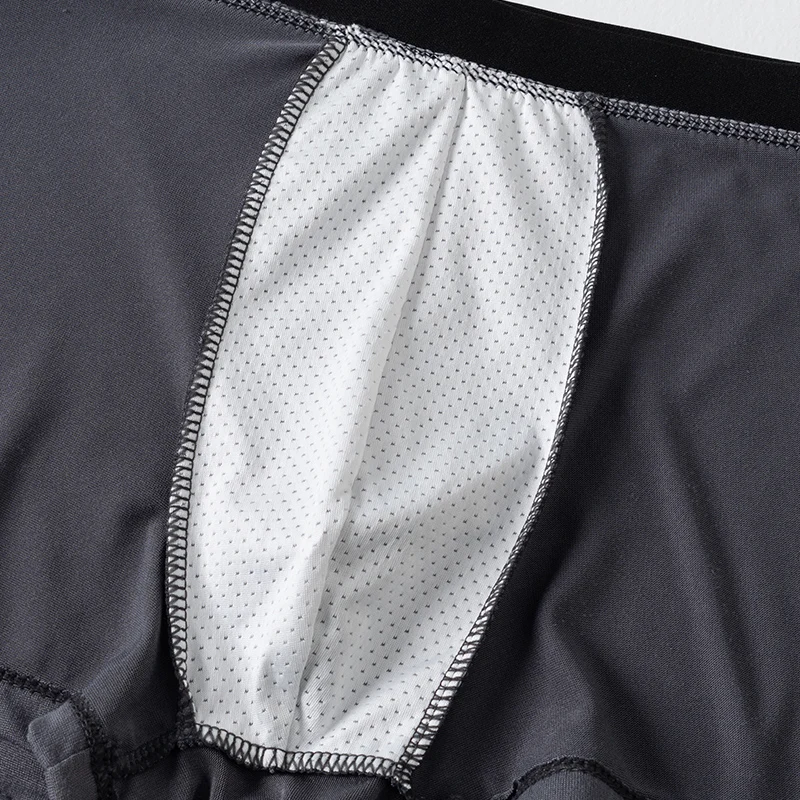 مجموعة مكونة من 4/10 قطع من ملابس داخلية رجالية كلاسيكية بلون سادة مريحة مقاس كبير شورتات بوكسر سوداء للمراهقين شورتات أساسية