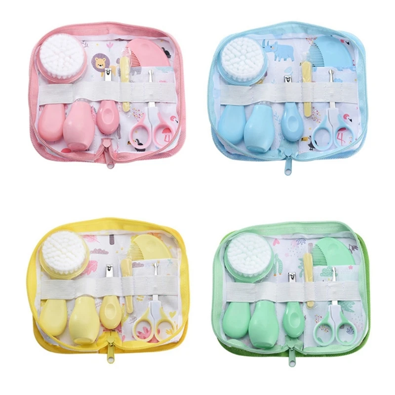 Convenient Baby Grooming Set Versatile 6pcs Baby Kits Newborn Nursery Health Care Must Have Tools for Daily Infant Needs