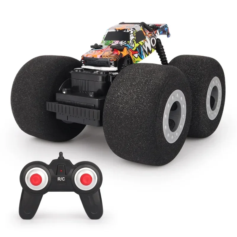 Rc Car Soft Big Sponge Tire Stunt Drift Off Road Vehicle Model Remote Control Machine Remote Control Toy Boy Gift