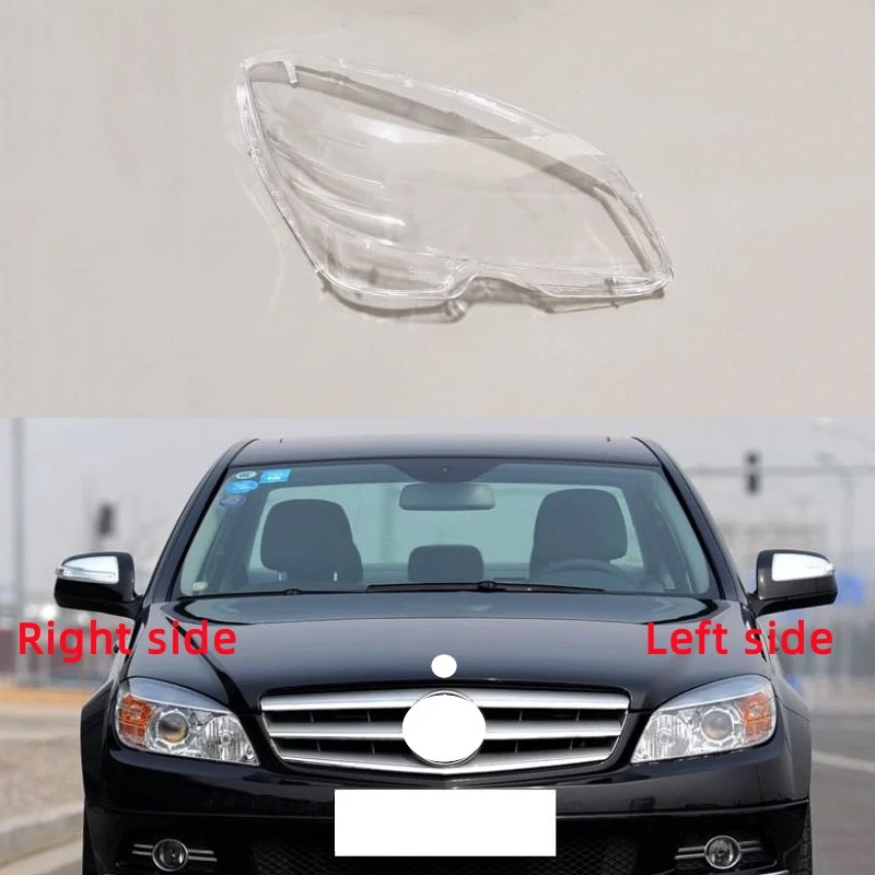 

Для Mercedes Benz C Class W204 2007 2008 2009 2010 корпус фары крышка замена абажура линзы фары стекло
