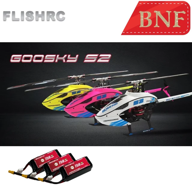 在庫goosky S2 bnf 3D rcヘリコプター6CH 3DフライバーデュアルブラシレスモーターダイレクトドライブrcヘリコプターないFW200  - AliExpress 26