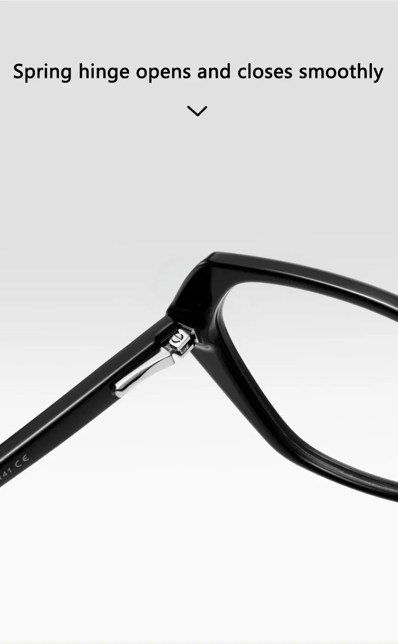 Modische Polyeder-Anti-Blaulicht-Brille, TR-Rahmen, Federscharniere, rutschfeste, ultraleichte, hochwertige optische Augenschutzbrille