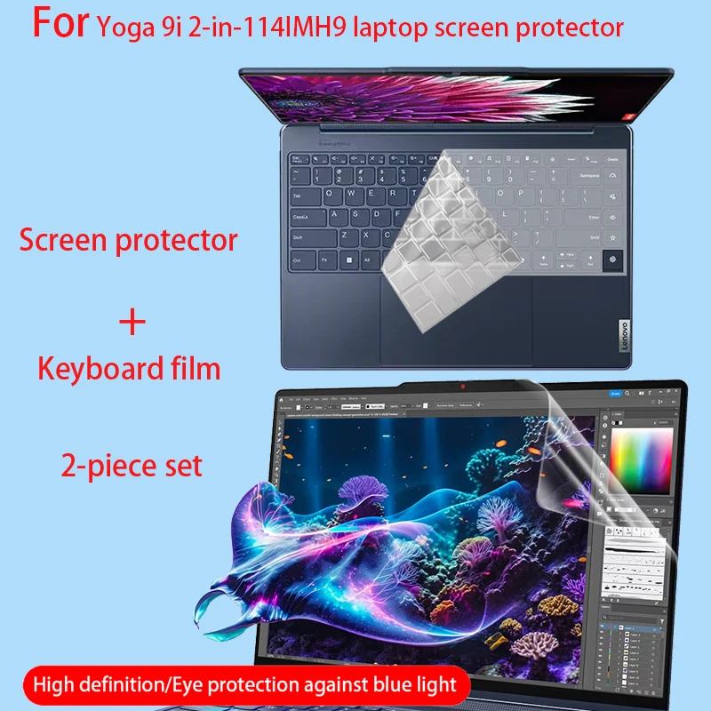 

For 2024 Lenovo Yoga 9i 2-in-1 Gen9 laptop screen protector Yoga 9 2-in-1 14IMH9 computer keyboard film high definition film