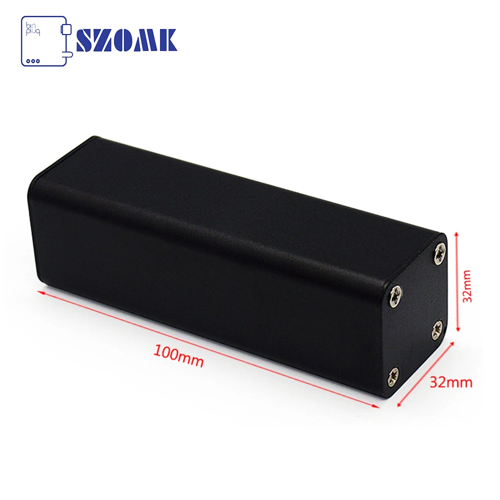 1Piece aluminum extusion enclosure /electronic enclosure 32*32*100mm