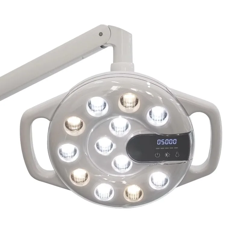 Dental 12-Hole Shadowless Surgical Lamp Oral Examination Light for Dental Veterinary Clinic Hospital Beauty Salon Tattoo Shop