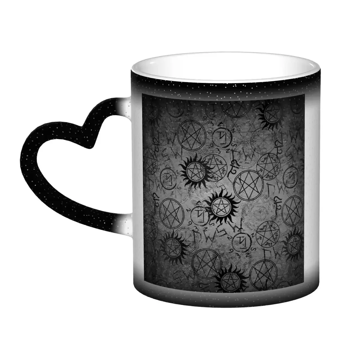 

Забавная керамическая кружка Supernatural Grey для кофе, чая, молока, подарки для женщин и мужчин