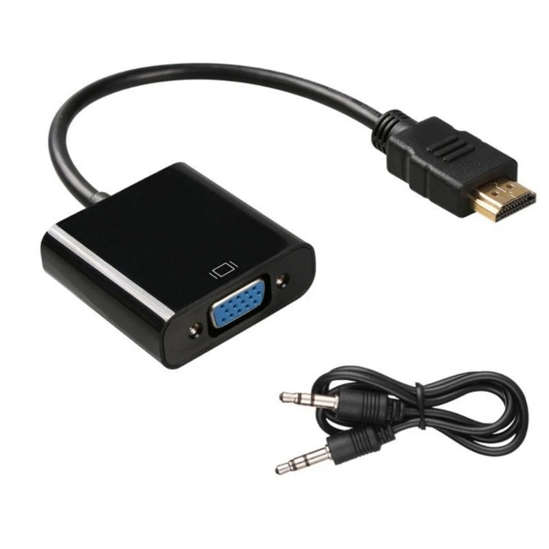 

DXAB HDMIs to VGA Converter with Audios Output for Laptops and PC Stable Output