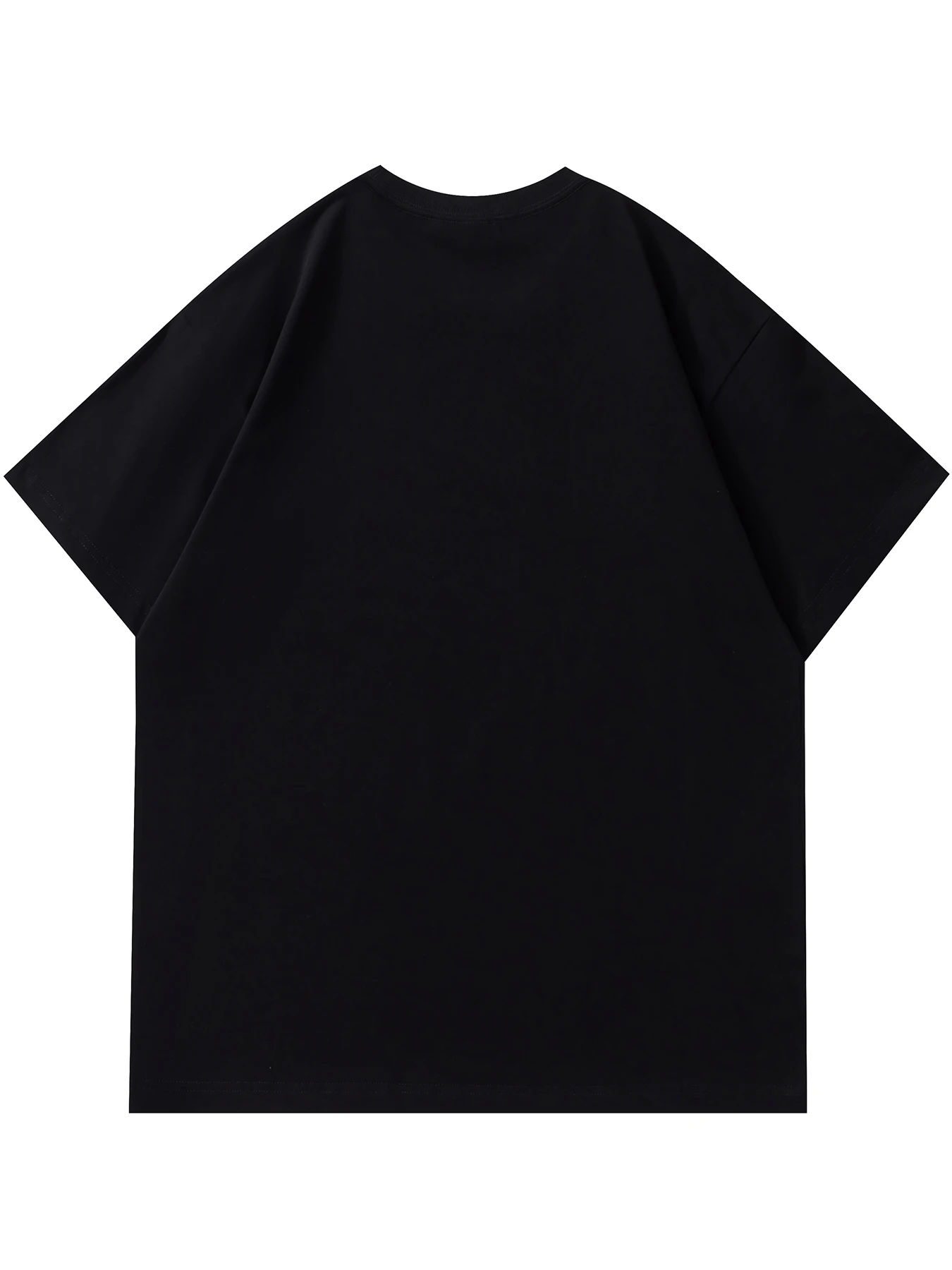 تالنت تحميل الرجال الشيطان الرجعية القطن تي شيرت أسود الشارع الشهير الجرافيك المحملة مع قبعة الساحرة الخفافيش وضعت الإملائي عليك