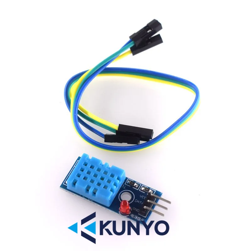 Temperature and humidity sensor DHT11 module single-bus digital temperature and humidity electronic building blocks