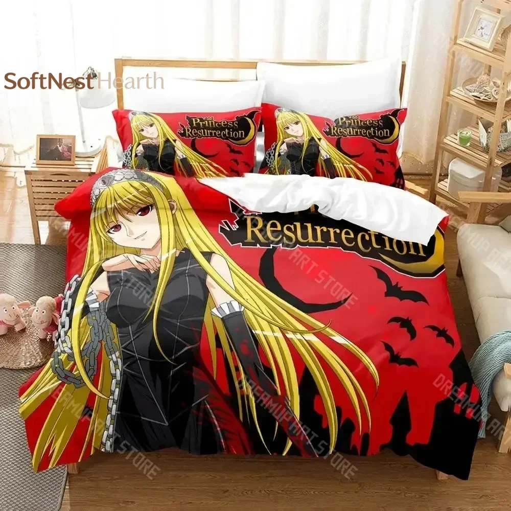 2026 3D Print Murder Princess Bedding Set Boys Girls Twin Queen Size Duvet Cover Pillowcase Bed Kids Adult Fashion Home Textilee