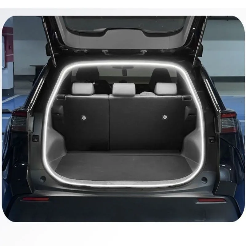 LED Car Trunk Light Strip with High Brightness Ambient Interior Decoration Auto Sensing Wiring Free for Tailgate 2m/4m