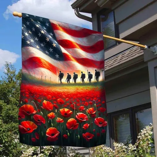 Memorial Day Remembrance Of Fallen American Flag Graden Flag XXH LLP LLX uui