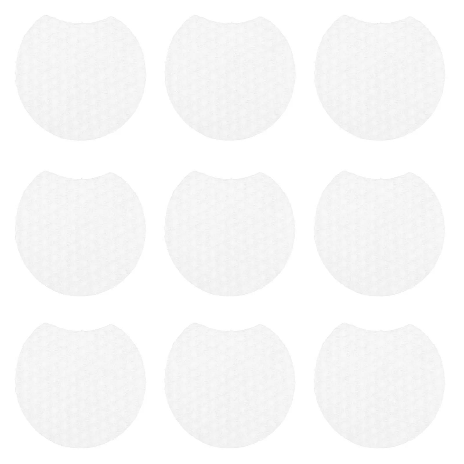 900Pcs Semi-Circular Makeup Remover Pads Thick Soft Non-Woven Face Pads for Sensitive Skin Daily Cleansing Travel Friendly
