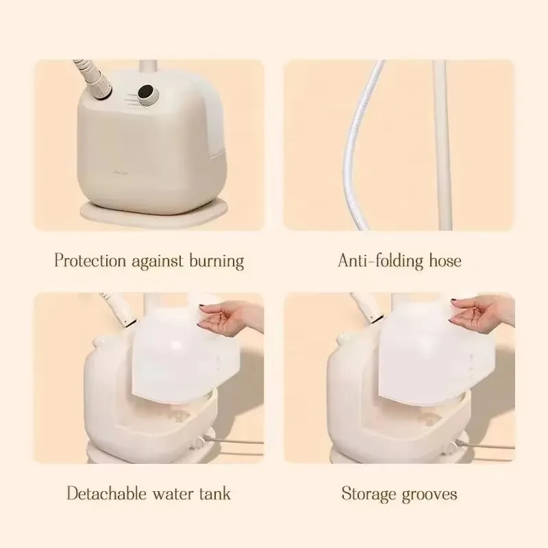 FirmHome StoreHigh Quality 2200W Powerful Standing Garment Steamer Adjustable Height Vertical Steam Iron Electric Garment Steame