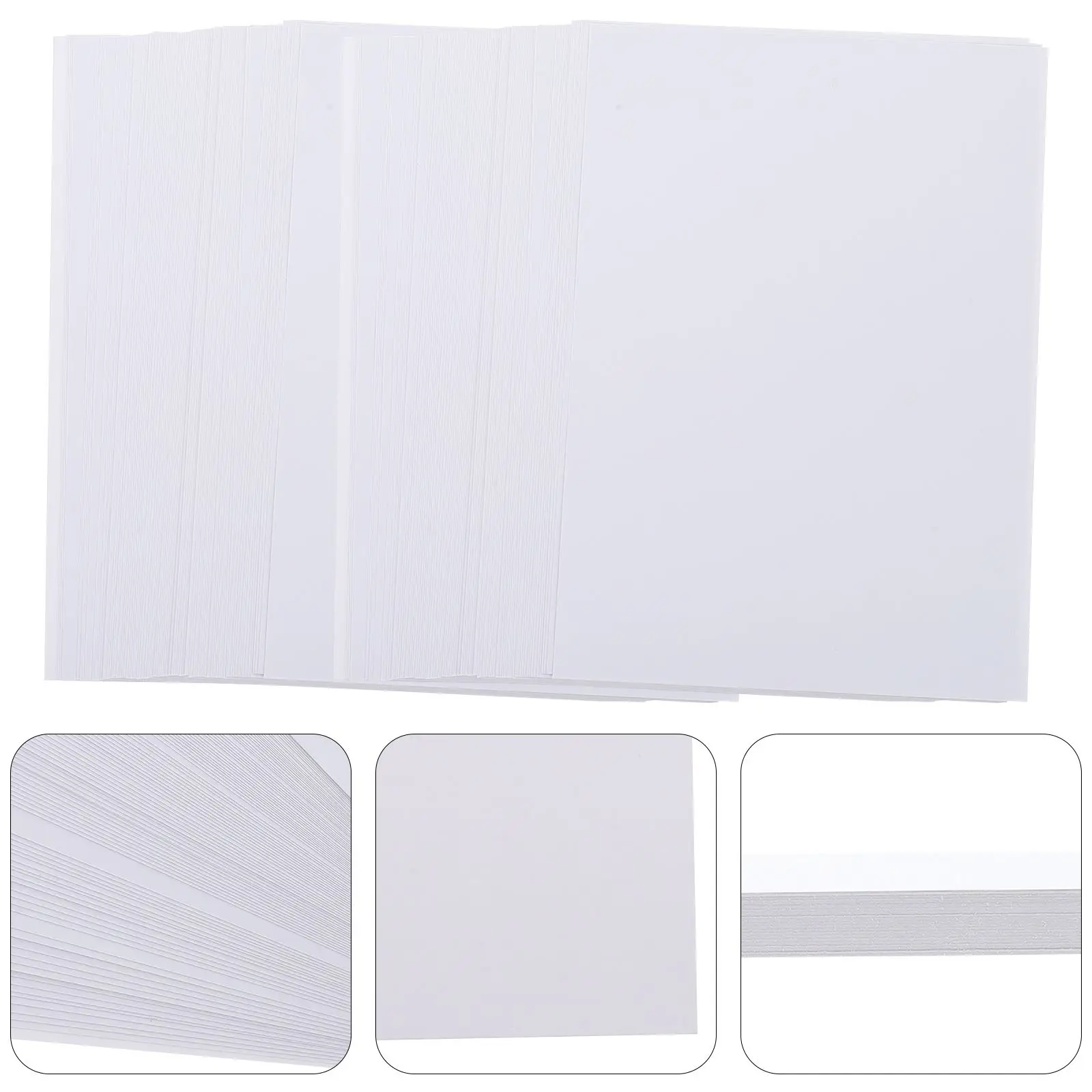 100 Sheets Glossy Print Photo Paper Printer White Coated Base Double Sided Printing Colorful Creative Useful Practical